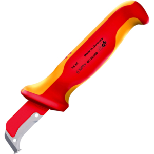 Почетна 53 Електричарски нож Knipex со рамен врв 1000V VDE