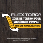 Бит торкс T20 2/1 89mm FLEXTORQ 5 Ecomm_Small-DT70568T_FR_GEC1