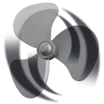 Вентилатор 40W 125cm 4 BXEFP41E_F6