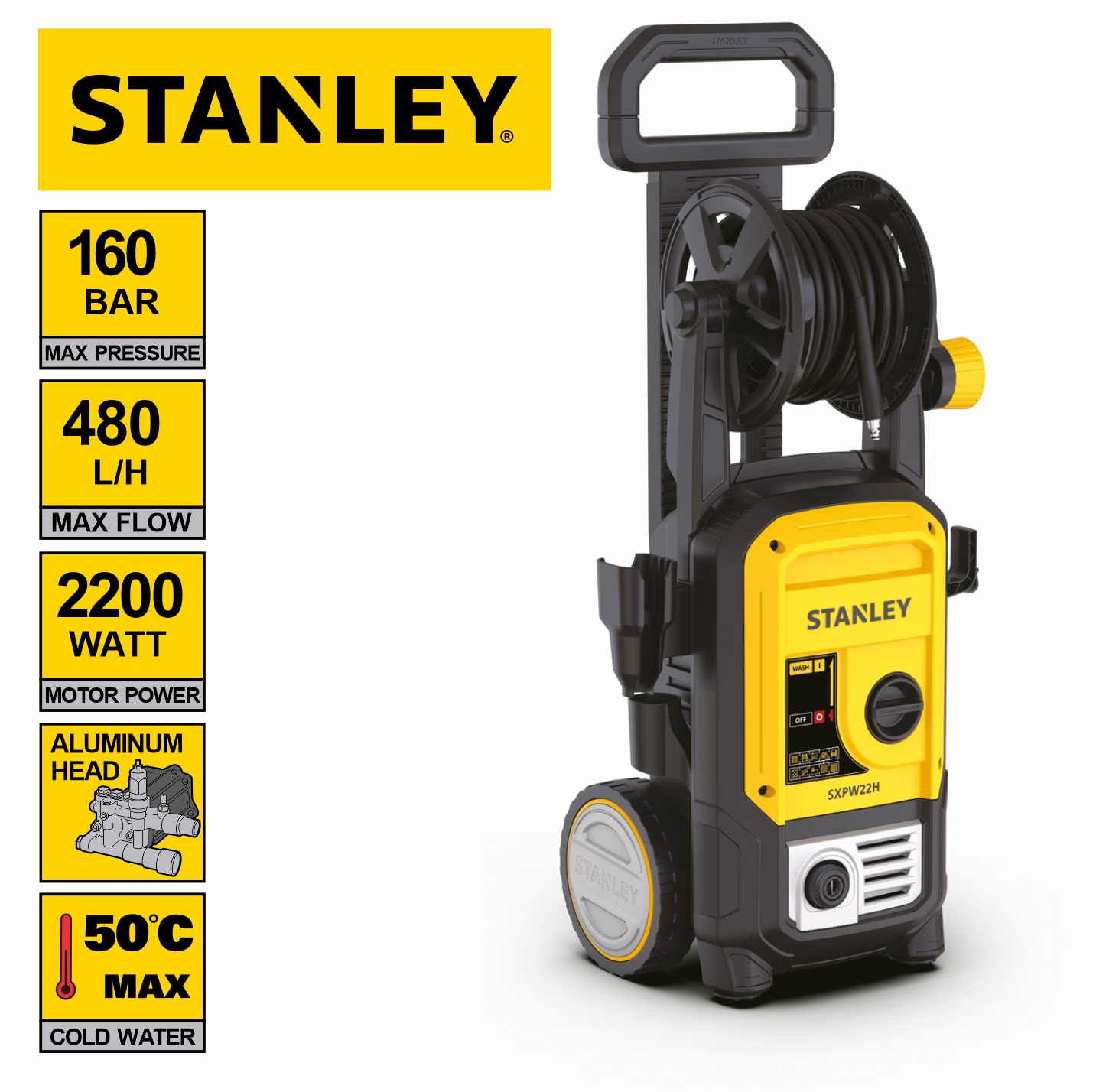Перач под висок притисок 2200W 160 bar