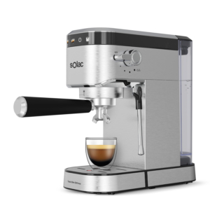 Почетна 33 Еспресо кафемат Taste Slim D20 Inox 1350W 20 bar